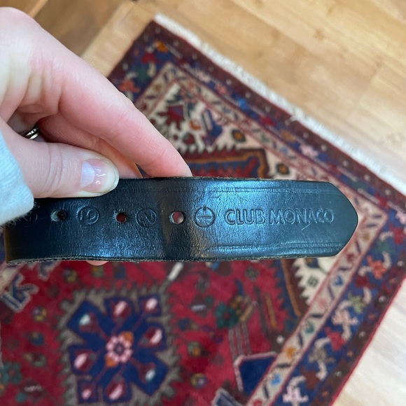 Vintage Club Monaco leather Belt - Picture 4 of 7